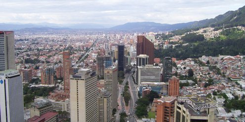 Bogotá, hovedstad i Colombia. (Foto: Pixabay)