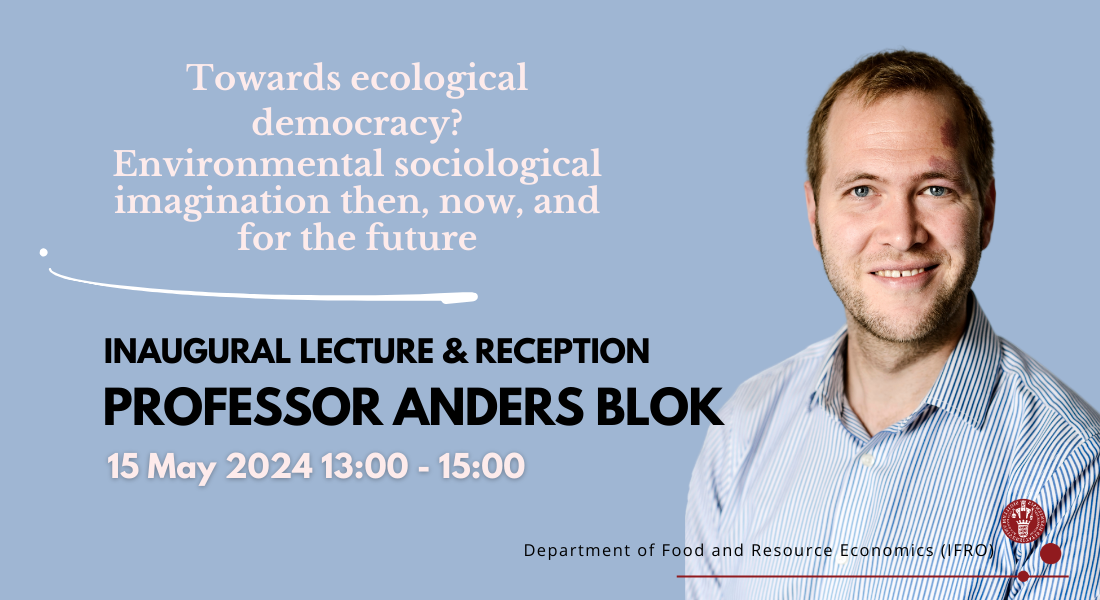Professor Anders Blok_inaugural lecture