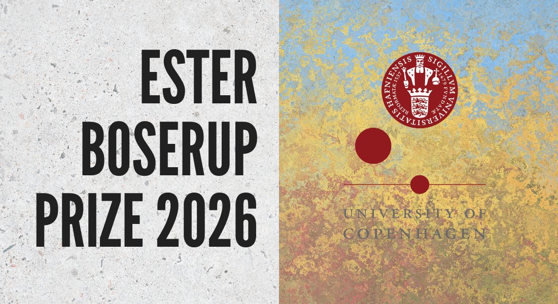 Plakat til Ester Boserup Prisen 2026